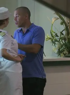 Private Naval Officer Tarra White Gets Her Ass Chewed out before Sucking Dick X108