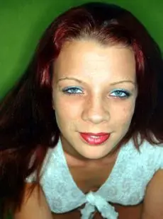 Blueeyed Bitch Brandie May With Red Hair Gives Blowjob And Obtains Facial