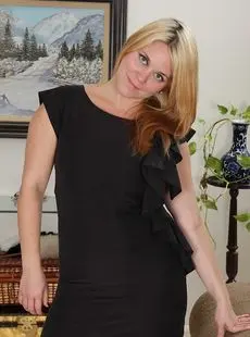 Clothed Milf With Big Tits Lindsay Jackson Is Undressing On Camera
