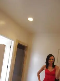 Foxy Teen Babe With Hot Ass Mimi Rayne Stripping In Front Of The Mirror