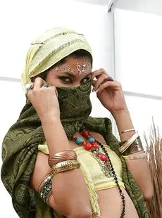 Fully Clothed Indian Female Yesica Uncovering Her Forbidden Face