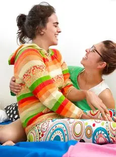 Geeky Gamer Girls Marietta And Sabina M Engage In Rough Lesbian Sex