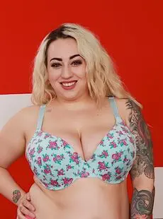 Obese Blonde Kendra Lee Ryan Uncorks Her Giant Tits Before Exposing Her Bush