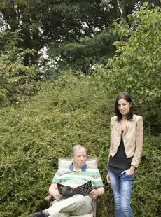 Young Hungarian Brunette Meg Magic Tempts Old Man Into Fucking In Green Park
