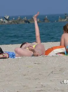 Girls Sunbathing On The Beach Beach Photo 04 04 2020 0165