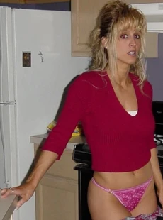 AMALAND blonde wife taking her clothes off