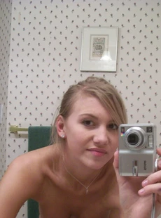 AMALAND naked housewifeelfshooting inside the bathroo