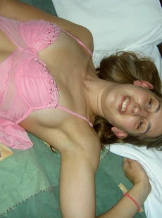 AMALANDhe loves her pink lingerie