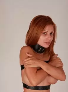 BeltBound Cory Spice Tried To Cover Her Boobs