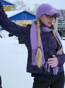 Stunning18 Olya N On The Snow