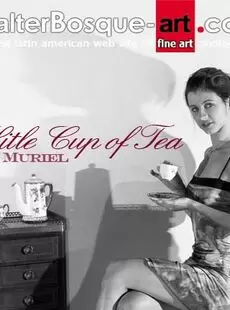 Walterbosque Art Muriel Litle Cup Of Tea