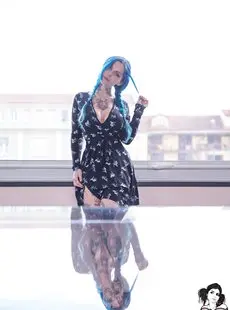 Suicide Girls Riae Blue Reflection