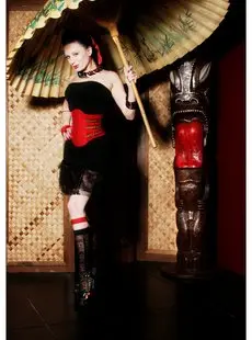 MyFetishDiary   Darenzia   Chinese Umbrella corset 62x