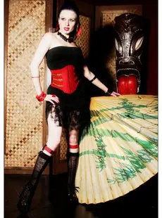 MyFetishDiary   Darenzia   Chinese Umbrella corset 62x