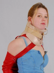 GirlAsylum GA 159 Kylie Armbinder And Neck Brace 2010 10 23