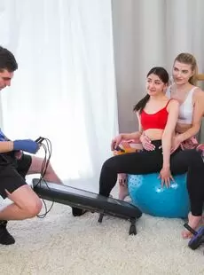 20220419 Private Monroe FoxRin White Threesome at the Gym 76x 1600px 04192022
