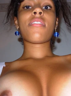 AMALAND black teen with huge tits