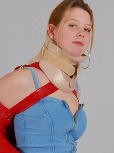 GirlAsylum GA 159 Kylie Armbinder And Neck Brace 2010 10 23