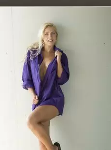 NudeMuse Jenni Purple Shirt