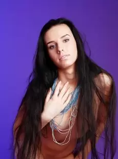 Stunning18 Amanda On a purple background