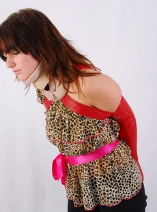 GirlAsylum GA 086 Demi Armbinder And Neck Brace 2009 05 30