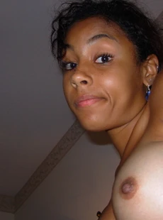 AMALAND black teen with huge tits