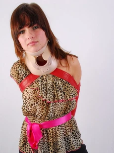 GirlAsylum GA 086 Demi Armbinder And Neck Brace 2009 05 30