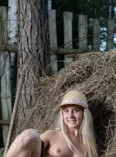 Stunning18 Agnes H Nude on a Haystack