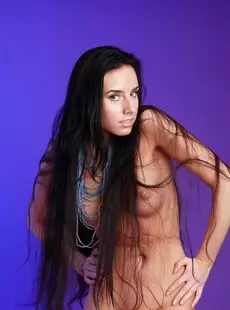 Stunning18 Amanda On a purple background