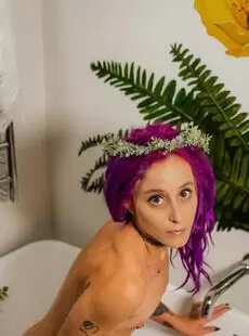 20220412 SuicideGirls 20220412 Breebreestease Bath time blossoms and boobies 5090006 x45