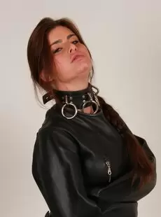 BeltBound Nelly A Black Leather Straitjacket