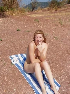 AMALAND outdoor naked posing
