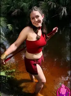 Cosplay Fire Water Xaney