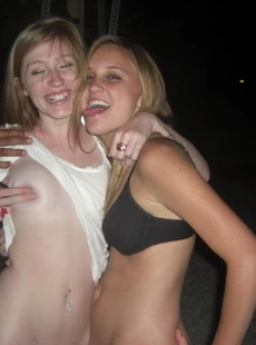 AMALAND Drunk Chicks Flashing Their Titties 2