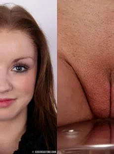 Czech Casting Pussy & Face Collage