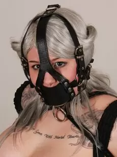 BeltBound Katz Harness Gagged